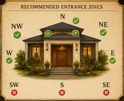 Vastu for Home Entrance Direction
